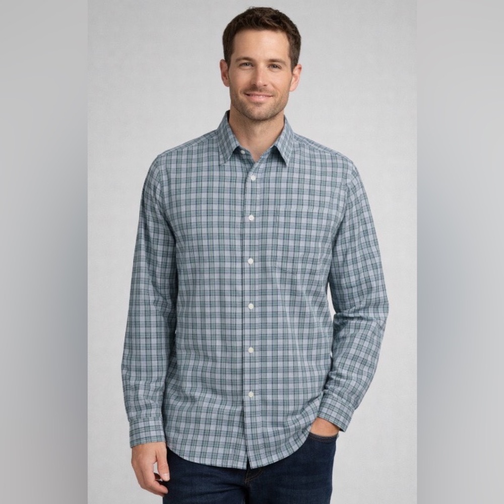 Eddie Bauer MENS Buttons Down Shirt Size L